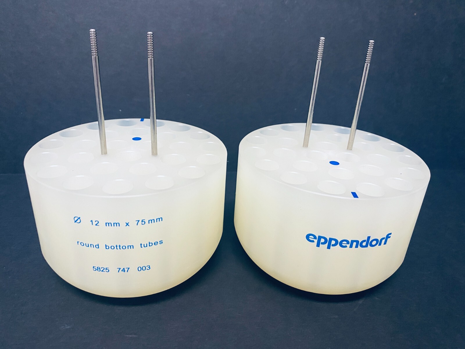 Eppendorf Centrifuge Rotor Adapter 12 × 75 mm Tubes for S-4-104 Buckets Qty 2