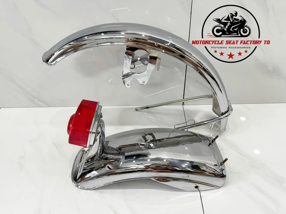 77-78 Honda CB550 Front & Rear Fender 4 Pieces. CB550K K3 K4 Tail Light Bracket. — 第 4/4 张图片