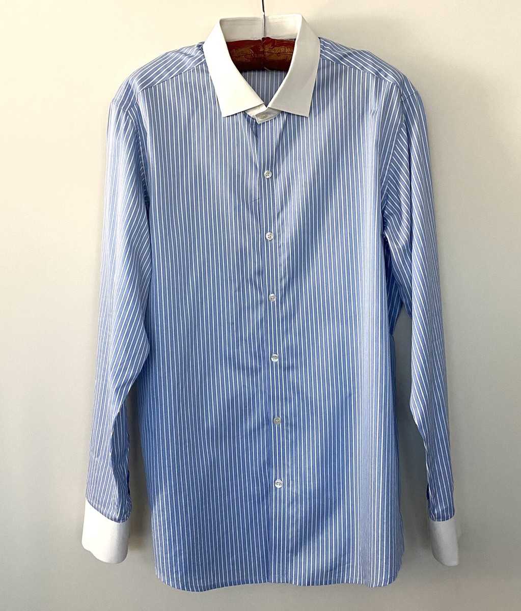 white men's dress shirt Kenneth Cole