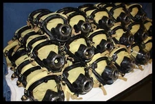 Scott AV-2000 Facepiece KevlarHeadNet Firefighter SCBA Mask Size Large