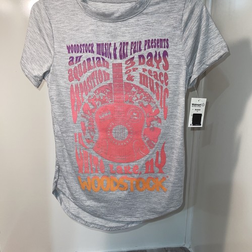 WoodStock Womens Gray T-Shirt Size XS1 - Picture 6 of 7