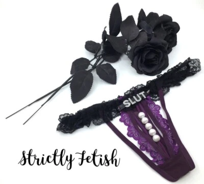 OWN DESIGN Sexy Lace Thongs Bondage Fetish Hotwife Cuckold Daddys Sissy Slut BDSM Gift