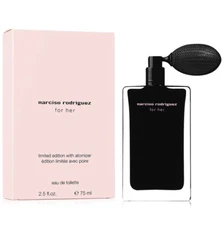 Narciso Rodriguez 2.5 oz / 75 ml For Her Eau de Toilette Spray With Atomizer