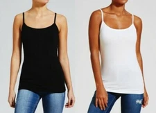 New Ladies Womens Vest Plain Summer Casual Tank Basic Cami Top