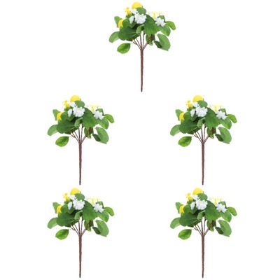  Set of 5 Knospenvasen Granatapfel Entsafter Künstliche Farne