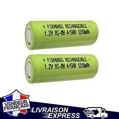 Set Di 6 Batterie ACCUS Ricaricabili 4/5 SC 1200 MAh 1,2 V Ni-MH Con Pasta Linguetta Pin Da Saldare 4/5 SC (3 X 1575 - Foto 2