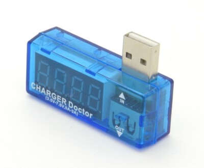USB Voltmeter / Ampere Monitor - Charger Doctor  - 2in1 Messgerät