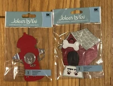Jolee By You~Ek Success Dimensional Doghouse & Hydrant  ~NRFP-Rare~Lot Of 2 Pks