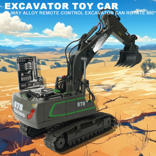 Remote Control Excavator With Metal Shovel 2.4GHz Multi-Channel Control Powerful - Picture 16 of 24