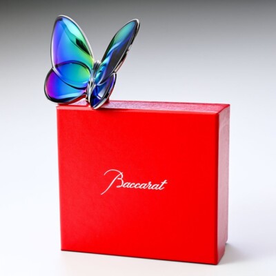 Baccarat 蝶と蔓のクリスタルアート Baccarat 蝶と蔓のクリスタルアート Baccarat 蝶と蔓の