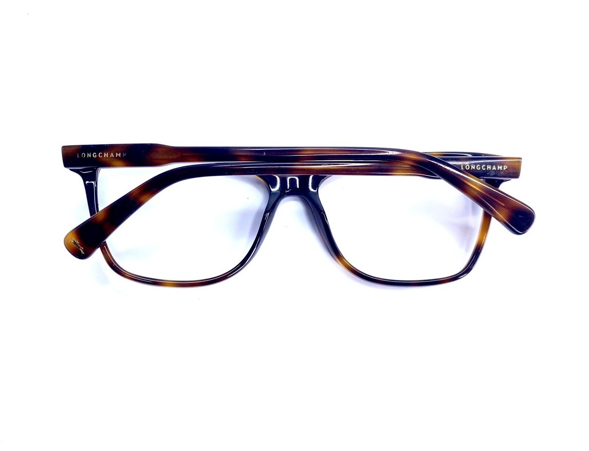 Longchamp LO2613 725 Tortoise Shell Sunglasses Brown Lens 54-15-140 Womens Mens Longchamp LO2613 725 Brown Havana square Eyeglasses frames  main image 2