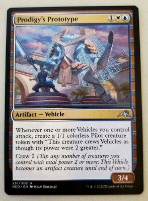 1x Prodigy's Prototype Kamigawa Neon Dynasty MTG Magic the Gathering NM