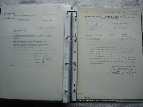 Papierfabricatie lot briefhoofden/facturen Europese papierfabrieken/Papeteries - Afbeelding 20 van 24