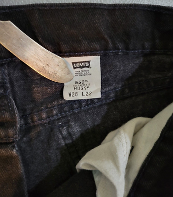 Levi's 550 Vintage Jeans Size 8 28x21 (28x23 on tag) Husky Levi's 550 Vintage Jeans Size 8 28x21 (28x23 on tag) Husky