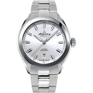 Alpina Men's Swiss Quartz Calendar Silver-Tone Classic Watch 42mm AL-240SS4E6B - Click1Get2 Coupon