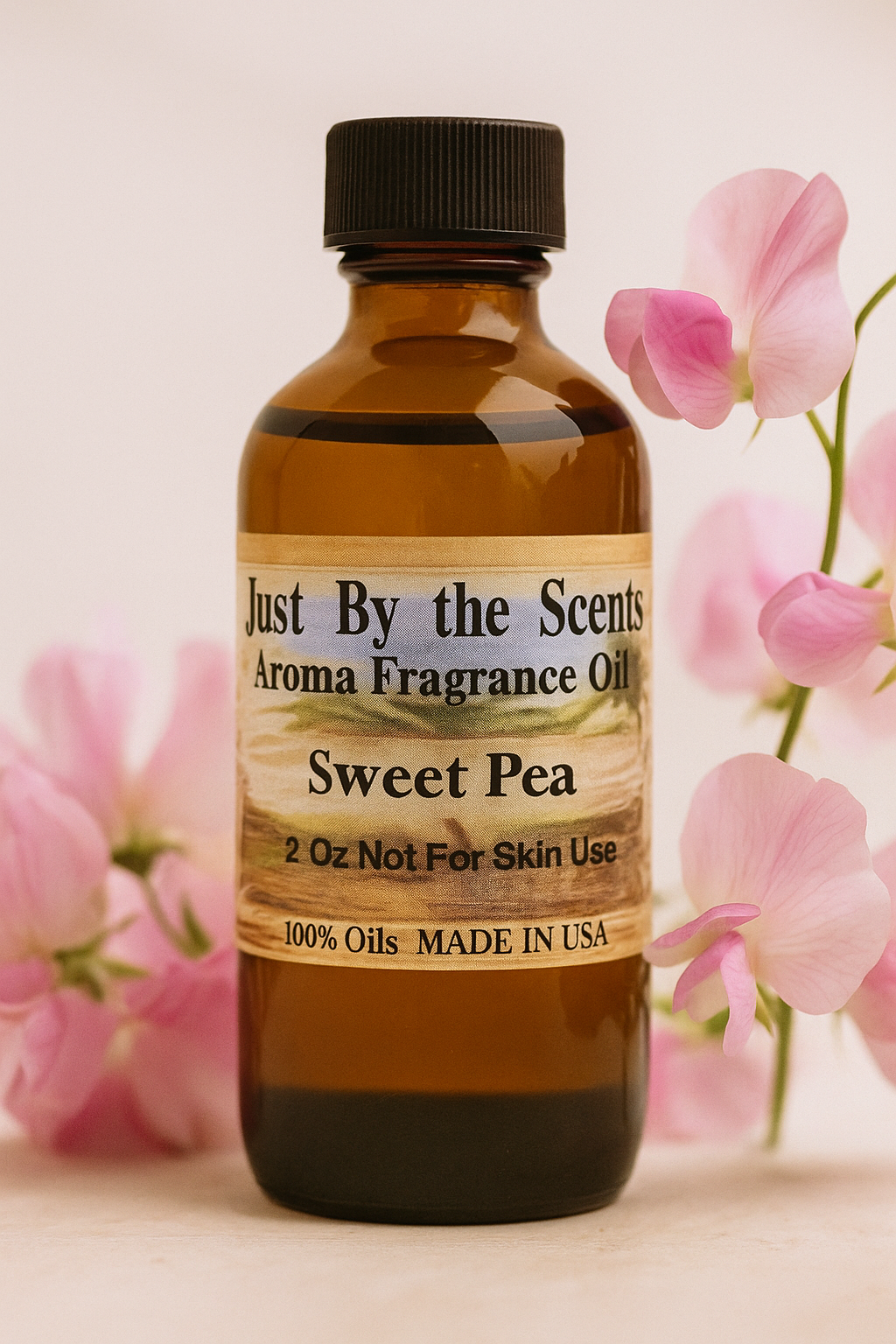 Sweet Pea Scented 2 Oz Fragrance Oil Burner Diffuser with Free Shipping-image