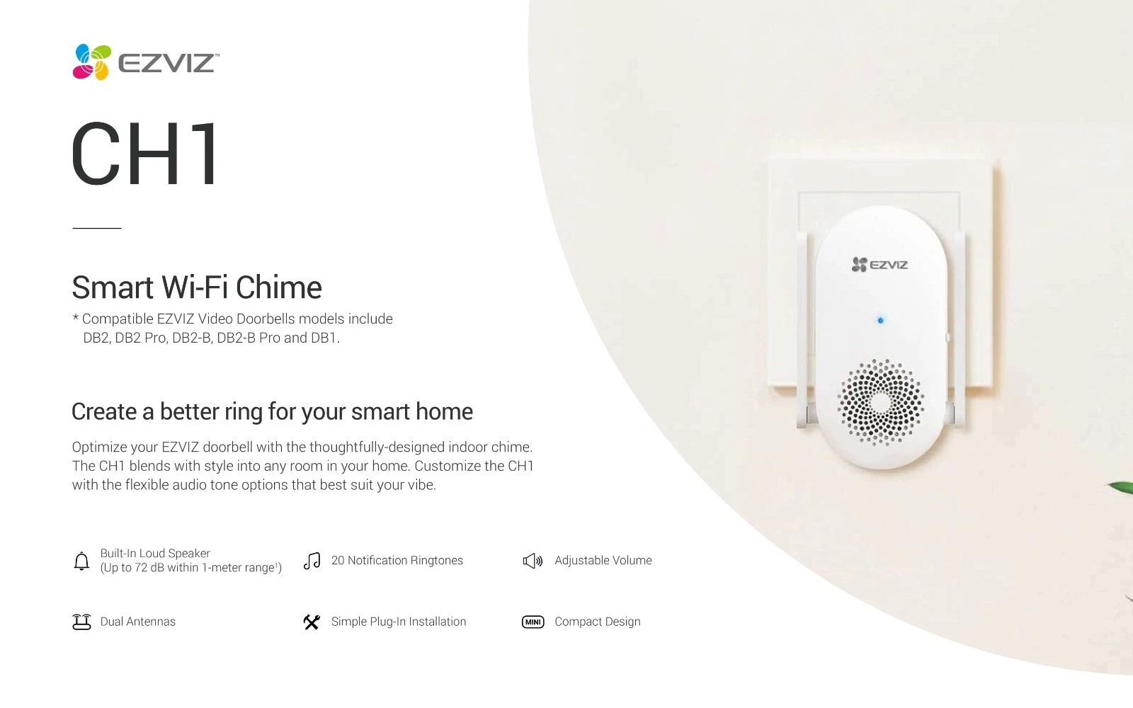 EZVIZ 2K Video Doorbell & Wi-Fi Chime for EP3x Pro with Solar Panel & Dual Lens - Picture 19 of 25