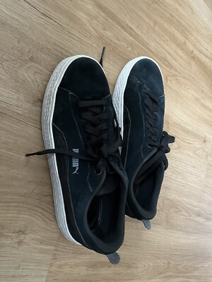 Puma Smash Platform Sd 42 Schwarz Weiß 