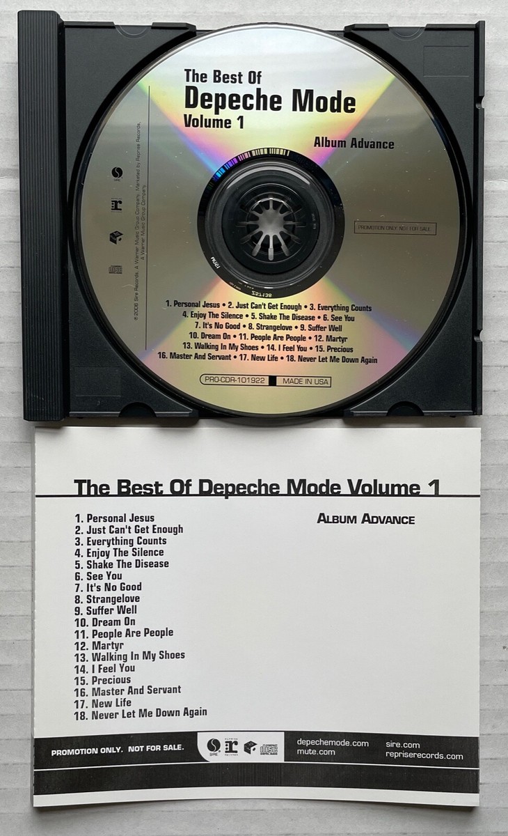 The Best Of DEPECHE MODE Volume 1 US 2006 Advance PROMO CD