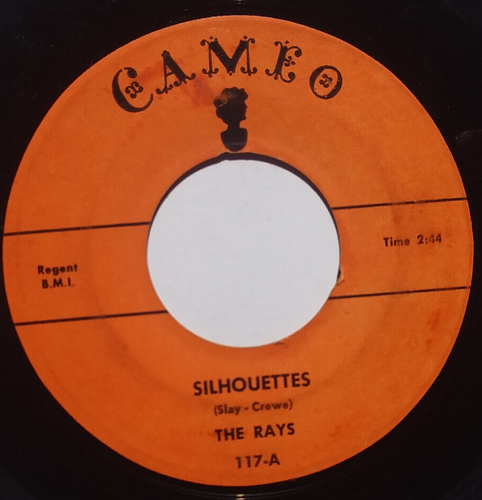 THE RAYS - Silhouettes / Daddy Cool - Vinyl 45rpm 1057 Cameo 117 Doo Woop - Imagen 2 de 4