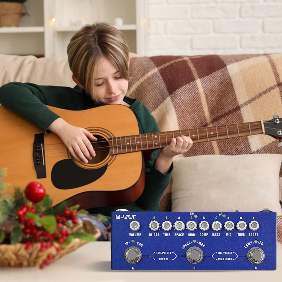 Processsor Mixers Effect Pedal with Loading 9 AMP Models Delay Reverb