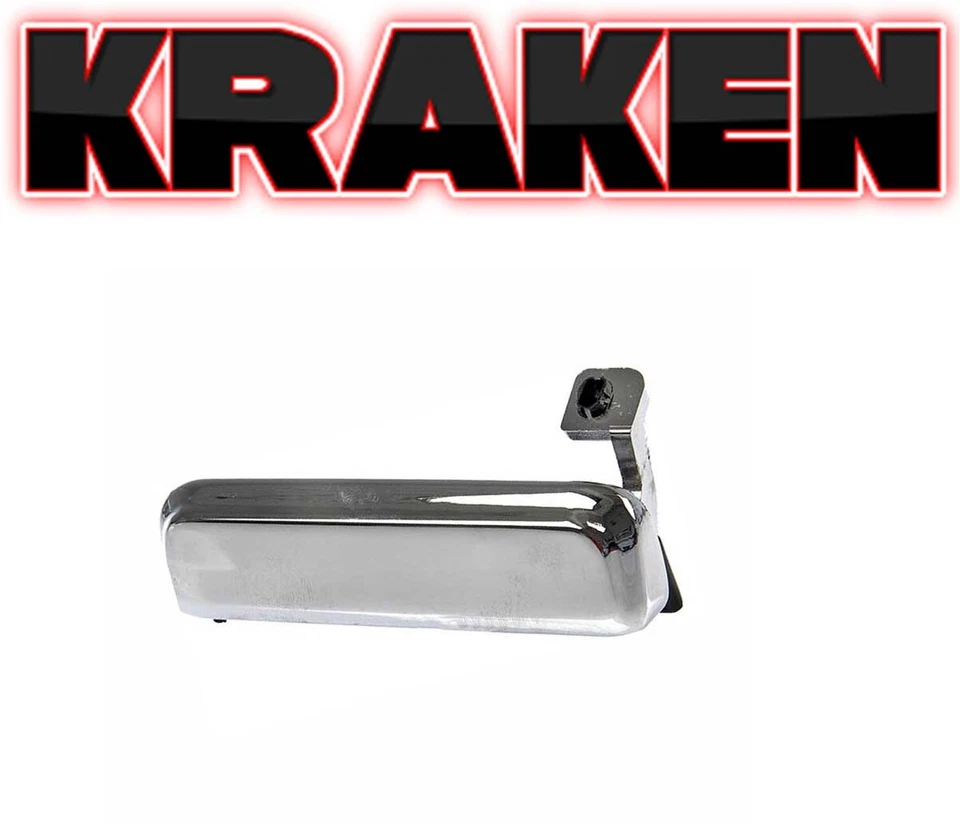 Outside Door Handles For Ford Ranger 1983-1992 Bronco II 84-90 Chrome Metal Pair - Image 3 of 4