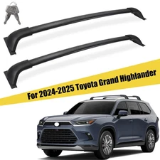 For Toyota 2024-2025 Grand Highlander Upgraded Cross Bar 220lbs Roof Rack Rail