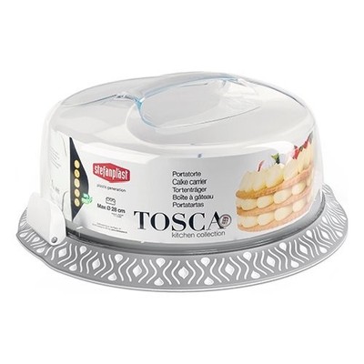 Porte Gâteau Stefanplast 55852 Tosca avec Couvercle