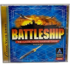 Battleship CD ROM Computer Video Game Everyone Hasbro Naval warfare game