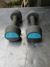 NO830 REEBOK  2 X 3KG DUMBELLS "YOU GET BOTH DUMBELLS"