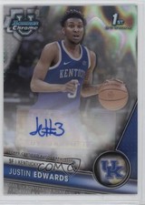 2023 Bowman U Chrome Prospect Lava Refractor 152/199 Justin Edwards Auto