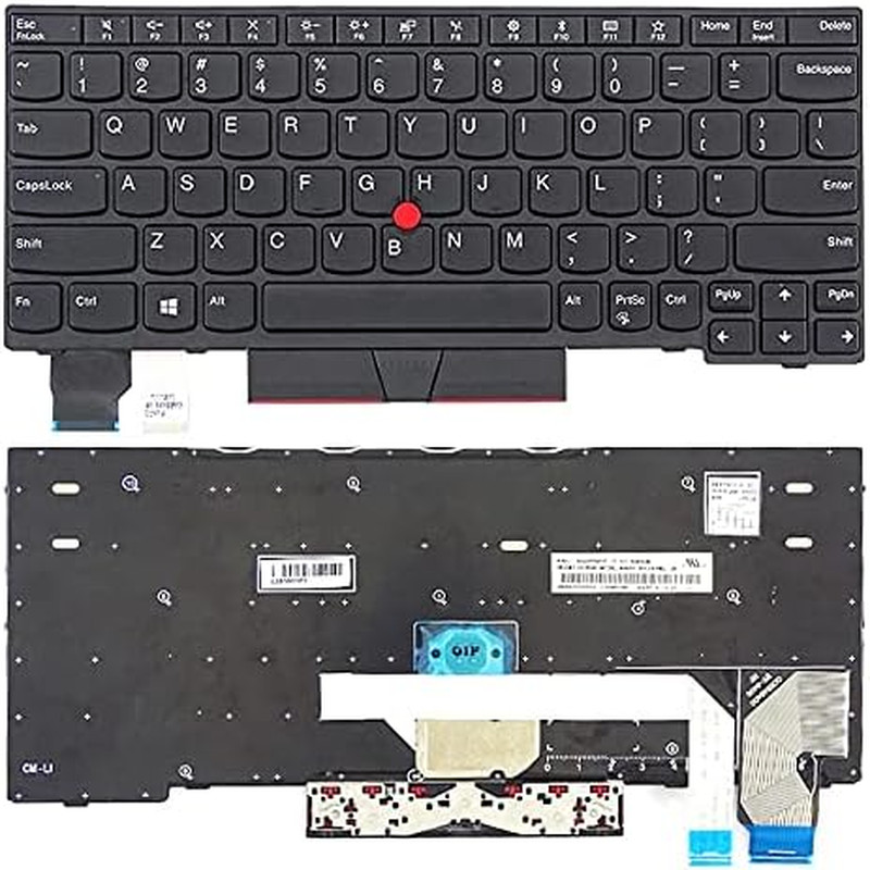 Laptop Replacement US Keyboard for Lenovo IBM Thinkpad X280 X390 X395 Laptop Key