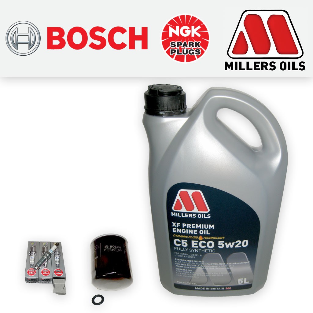 SERVICE KIT for FORD B-MAX 1.0 ECOBOOST OIL FILTER PLUGS +5w20 EB OIL 2012-2025
