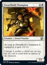 2021 Magic: The Gathering: AFR - Dwarfhold Champion (#14, C, Near Mint)