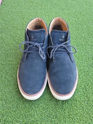 Men's GANT Bari Blue Suede Chukka Sneaker Ankle High ~ US Size 11.5M