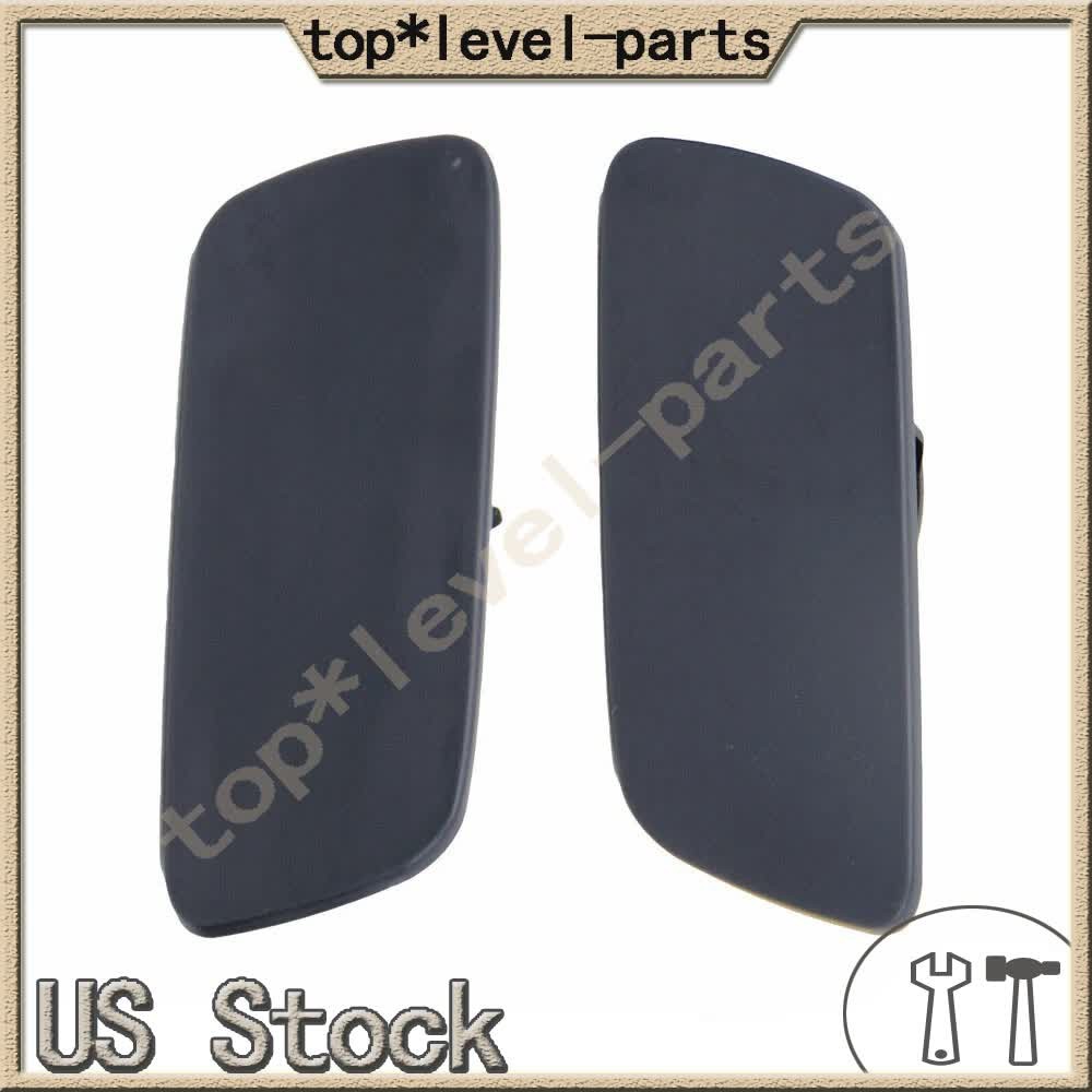 2 Pcs For 2010-2018 Rolls-Royce Ghost Front LH+RH Headlight Washer Nozzle Cover
