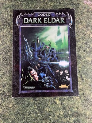 Games Workshop Warhammer 40K Codex Dark Eldar Softcover Supplement (1998)