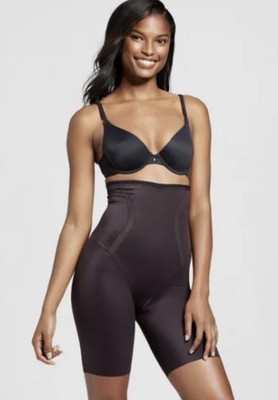 Women s 5001J Maidenform BLACK High Waist Firm Thigh Slimmer XL NWT $42