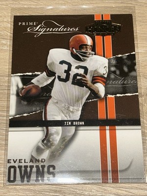 2004 Playoff Honors - Prime Signatures Previews Jim Brown #PS-9 /999
