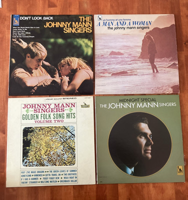 Vinyl Record Lot of 4 Easy Listening The Johnny Mann Singers Midnight Special