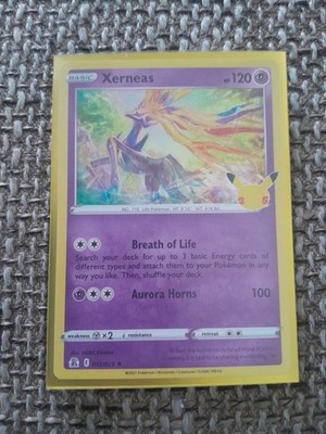 Xerneas 012/025 25th Anniversary Celebrations Holo Pokémon Pokemon Card ENG NM
