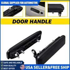 Pair Front Exterior Door Handle For 1986-1997 Nissan Pickup D21 Pathfinder Black