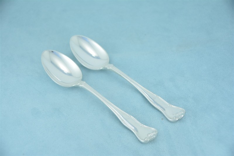 2 Tiffany Provence Sterling Silver 6" Teaspoon No Monogram