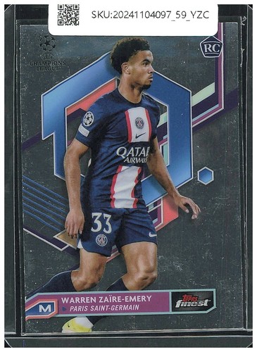 2022-23 TOPPS MUSEUM WARREN ZAIRE-EMERY 246/299 Auto Rookie Reverence