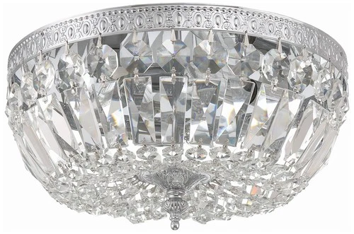 Crystorama Big Basket 12" Wide Chrome and Crystal Ceiling Light - Picture 6 of 6