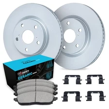 WDWH1-63034 R1 Concepts 2-Wheel Set Brake Disc and Pad Kits Front for MB E Class