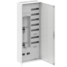 Zählerschrank, 2x 3-Punkt Zählerplatz 2-stöckig, Verteilerfeld/APZ, 145x55x21cm