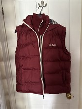 Lee Cooper Quilted Hooded Gilet Medium