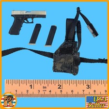 CQB Tactical Agent (Gold) - Pistol & Holster Set - 1/6 Scale Part - Fire Toys 