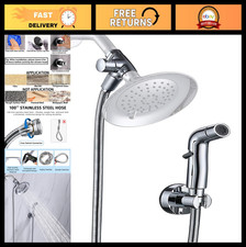 Pet Shower Sprayer Attachment - Fast Clean Dog Washing, 100" Hose, No Drill Ho
